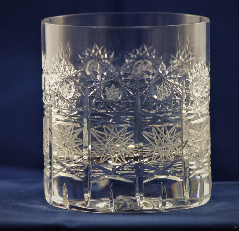 Bicchieri da whisky York cristallo al piombo Bohemia set da 6 realizzati a mano taglio brillante su cristallo al piombo scintillante 24 pezzi 320 ml 